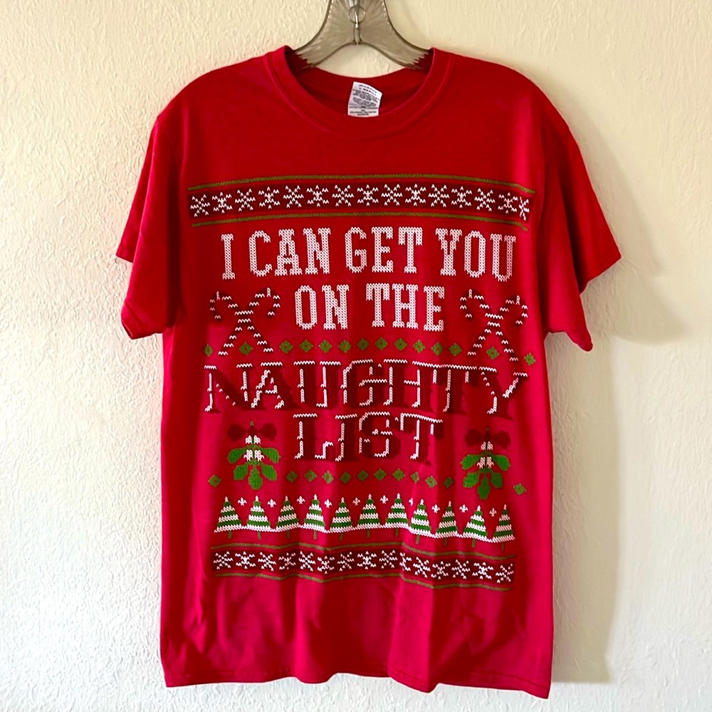 Funny Christmas shirt, “not embroidered”